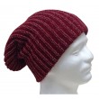 Cardinal Red  Acrylic with Natural Wool hat